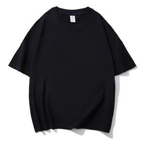 เสื้อยืดแขนสั้นทรงโอเวอร์ไซส์ ผ้าฝ้าย/ใยไผ่ พิมพ์ลายเรียบ น้ำหนัก 260 กรัม ระบายอากาศได้ดี ทรงปกติ คอกลม สำหรับผู้ชาย สไตล์ลำลอง - Product Image 6
