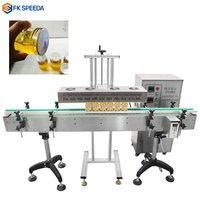 Machine de Scellage par Induction Électromagnétique Continue pour Bouteille, Tasse, Pot en Plastique, Remplissage, Bouchage à Vis, Doublure