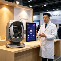 Analyseur de peau professionnel 3D intelligent avec IA pour le traitement de rajeunissement cutané – Appareil d'analyse faciale en gros