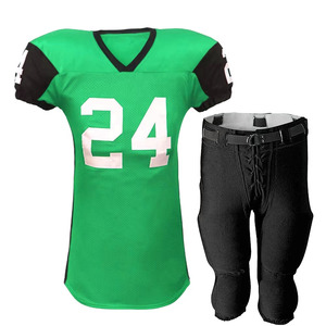 Uniforme de football américain à étiquette privée, logo personnalisé de haute qualité, maillot de sport court pour hommes, été, séchage rapide, léger - Product Image 2