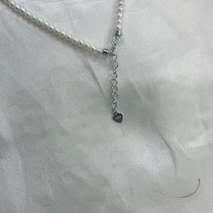 Authentic 3-4mm Round Freshwater <b>Pearl</b> <b>Necklace</b> for Women S925 <b>Silver</b> Buckle Fine Flawless Strong Light Finished Product - Product Image 4