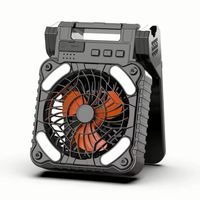 Ventilateur Solaire Portable Mini Rechargeable Prix Usine Avec Panneau Solaire et USB Pour Utilisation en Extérieur et Camping