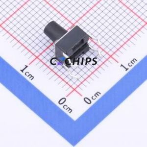 TSD001B08026A03 Tactile Switch Through hole Component (THT)-4P,6x6mm Switch Round Button 2.6N Through Hole 6mm - Product Image 2