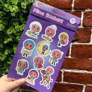 สติกเกอร์น่ารักสไตล์สาวหวาน แพ็คดาวๆ สำหรับเด็ก ตกแต่งสมุดบันทึก สมุดภาพ ของขวัญสุดสร้างสรรค์ - Product Image 1