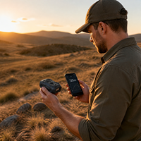Télémètre laser de chasse 800 m avec application balistique, mesure d'angle, écran OLED pour le tir et la mesure de distance