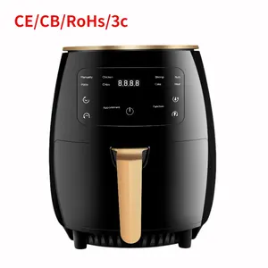 OEM pengiriman cepat otomatis pintar 4, 5L 6L 8L 12L 10L 15L 1400W minyak sehat bebas memasak Air Fryer