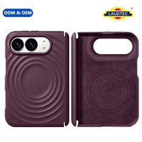 Coque en silicone liquide douce pour la peau, antidérapante, anti-traces de doigts, fine, pour iPhone Duo pliable – Vente en gros