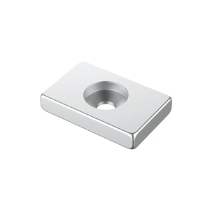 30x10X5mm N35 钕磁铁双面沉孔块状磁铁，带沉孔，适用于M4螺丝 - Product Image 2