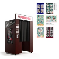 Cabine photo gonflable 360°, cabine photo noire et blanche, couleur personnalisable, tente photo 360°
