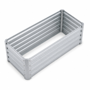Fioriera Quadrata in Metallo di Alta Qualità, Resistente, Spessore 0,5mm, Peso Netto 6,35kg, per Giardinaggio Esterno - Product Image 6