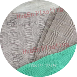 Nueva máquina plisada del fabricante HuaEn para bufanda chal volantes TR tela Plisse y Makhana para plantas de fabricación - Product Image 1