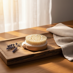 <span class=keywords><strong>Cepillo</strong></span> de ducha corporal de <span class=keywords><strong>cerdas</strong></span> <span class=keywords><strong>naturales</strong></span> con mango de madera, exfoliante para uso en seco/húmedo, limpieza profunda, empaque personalizado - Product Image 4