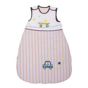 Combinaison de nuit personnalisée gaze de coton bambou respirant fermeture éclair bidirectionnelle manches détachables confort bébé sac de couchage sac - Product Image 6