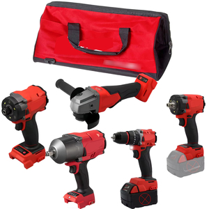 <strong>Best</strong>-Selling High Torque Low-Noise Power Tool <strong>Set</strong> Industrial &amp; DIY Grade Rechargeable Cordless Brushless Electrical Tool Kits - Product Image 6