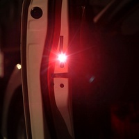 Brillant voyant magnétique sans fil pour ouverture de porte de voiture, 5 led stroboscopiques, clignotant, Anti-collision arrière, indicateur de Signal