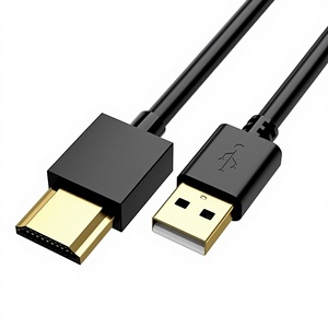USB สำหรับ<span class=keywords><strong>สาย</strong></span>อะแดปเตอร์ [ความเร็วสูง 4K30Hz] ชาย-หญิง สำหรับแมคบุคโปร/แอร์ วินโดวส์ <span class=keywords><strong>11</strong></span>/10/8/<span class=keywords><strong>7</strong></span> IOS เครื่องเล่นบลูเรย์ 1 ม. สีดำ - Product Image 3