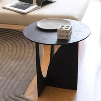 Table basse en bois massif style Wabi-Sabi, non extensible, vintage, minimaliste, moderne, pour salon, chambre, meubles de salon