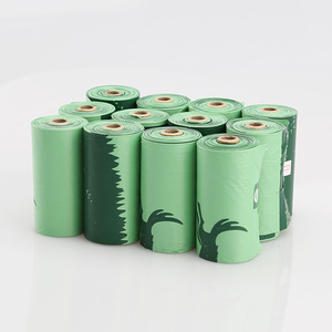 अनुकूलित आकार इको फ्रेंडली डॉग पूप बैग रोल बड़े निजी लेबल डिस्पोजेबल पालतू पालतू कचरा बैग - Product Image 3