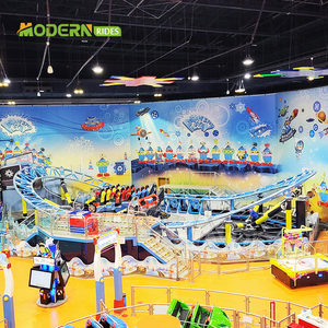 Parque de atracciones interior y exterior, montaña rusa para niños, juegos de feria de diversiones. - Product Image 2