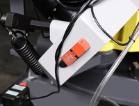 Scie à ruban automatique CNC 227 mm pour découpe de métaux avec régulation de vitesse, moteur à engrenages, pompe et capacité de coupe PLC