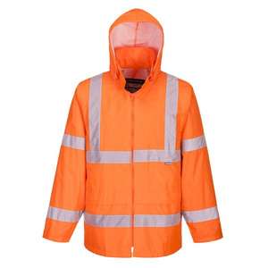 PORTWEST - H440ORR4XL Veste de pluie orange haute visibilité-EAN 5036108263820 HI-VIS WORKWEAR - Product Image 1