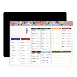 Ecofriendly Custom Paper Pvc Magnetic <b>Sheets</b> Refrigerator A4 Printed Flexibed Food Timetable Fridge Magnet - Product Image 4
