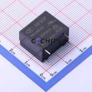 HF32F/005-HSLQ3 Power Relay Through hole,10.2x18.4mm Relay 5V 1 Normally Open: 1A (SPST-Normally Open)::: 4 3A-30VDC/3A-250VAC - Product Image 1