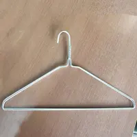 White Wire Clothes Hangers, Disposable Laundry Hangers