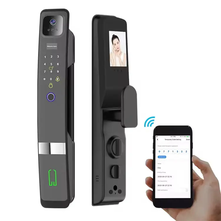 Tuya Smart WiFi blocco porta codice RFID IC Card per Smartphone sblocca impronta biometrica Smart Lock