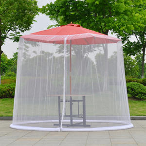 <span class=keywords><strong>Parasol</strong></span> d'extérieur <span class=keywords><strong>Moustiquaire</strong></span> avec rideau, pare-soleil et anti-insectes pour jardin et patio, convient à la plupart des parapluies, installation facile. - Product Image 2