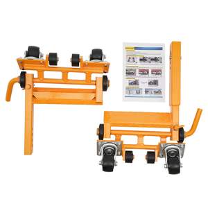 Gato de vehículo de acero, rueda de posicionamiento de 4 palancas, carro tipo palanca Go Jack <span class=keywords><strong>para</strong></span> <span class=keywords><strong>mover</strong></span> automóviles, carro en movimiento - Product Image 4