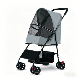 <span class=keywords><strong>Poussette</strong></span> pour animaux de compagnie de haute qualité pour chiens et chats, pliage facile avec doublure amovible - Product Image 3