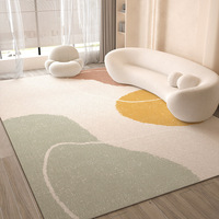 Tapis de salon de luxe léger, texture haut de gamme, tapis élégants pour la décoration intérieure de la maison