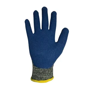 Guanto Juba - KR4432 7/S K-Rock - Colore: Mélange/Blu - Ideale per lavori nell'industria del vetro. Vetratori. - Product Image 2