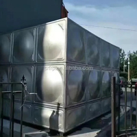 Réservoir d'eau en acier inoxydable de haute qualité 1000-50000L Réservoirs d'eau galvanisés Réservoir d'eau assemblé
