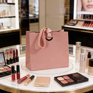 Bolsas de Compras de Lujo Personalizadas con Cinta de Seda, Nuevas Bolsas de Regalo de Papel sin Asas, Impresión Offset, Empaque para Joyería, Logotipo Personalizado - Product Image 5