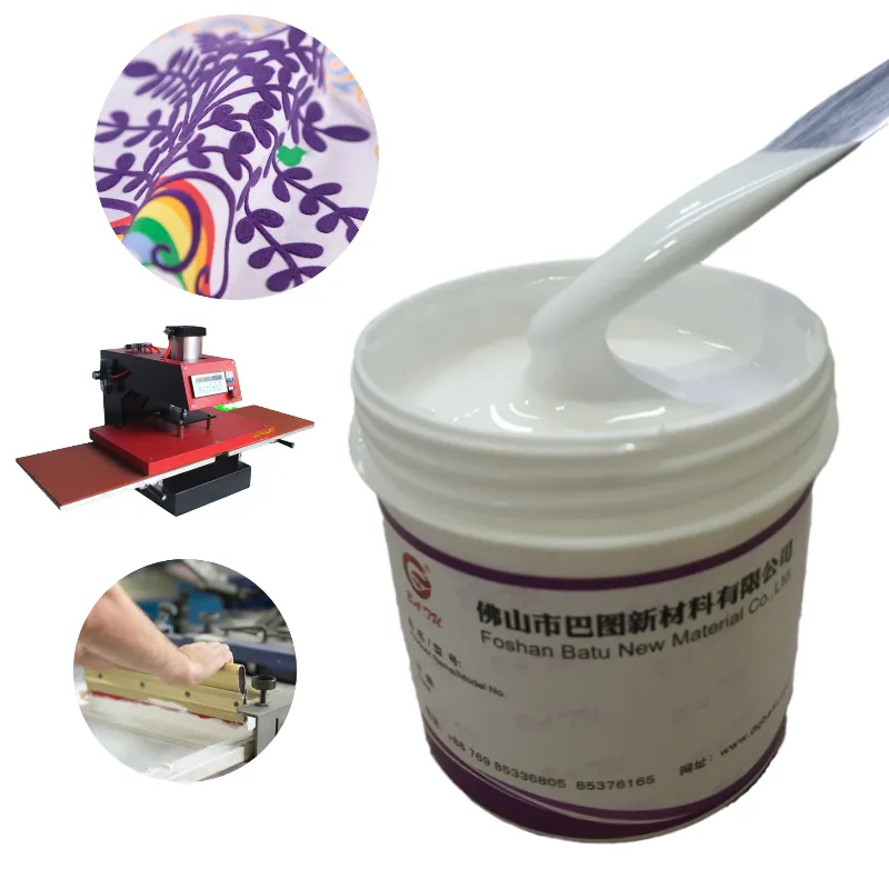 Water Based ink 3D transfer flock paint for screen printing