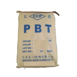 Gránulos de PBT 4815-BK Retardantes de Llama Reforzados con 30% de Fibra de Vidrio, Materia Prima Plástica PBT Negra de Grado de Moldeo - Product Image 1