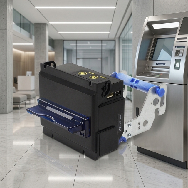KP-347 80mm Front Paper Ejection Embedded Thermal Receipt Printer for ATM Machine with Auto Cutter RS232 USB
