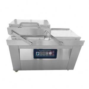 เครื่องซีลสูญญากาศแบบสองห้องประสิทธิภาพสูงสำหรับอาหารแช่แข็ง ปลา บรรจุภัณฑ์ไม้แบบตั้งโต๊ะ สำหรับกระดาษและแก้ว - Product Image 2