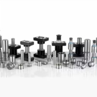 Accessoires pour moules en acier Jinjie : Goupille de guidage Y33, tête standard Euro, diamètre 6 mm, finition brillante, goupilles à ressort