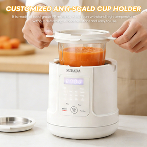 Robot culinaire pour bébé le plus vendu avec <span class=keywords><strong>cuiseur</strong></span> <span class=keywords><strong>vapeur</strong></span> en acier inoxydable SS304 et mixeur en verre pour purée, avec fonctions mixage automatique/manuel, facile à nettoyer - Product Image 3