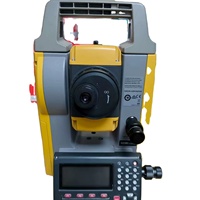 Station totale d'occasion GM52 de haute précision, indice de protection IP66, grossissement 32x, pour levés topographiques, incluant un prisme de 5000 m et un mât