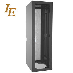 Rack de Servidor Vertical LE/OEM 42U de 19 Pulgadas, Tamaño Personalizable, IEC297-2, Acero Laminado en Frío SPCC, Perfil de 9 Pliegues, de Pie, para - Product Image 1