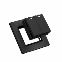 Sakelar Lampu Dinding Tombol Tekan Persegi 1 Gang/2/3/4 4-Arah 16A 250V IP20 dari Baja Tahan Karat yang Tahan Lama dengan Aplikasi