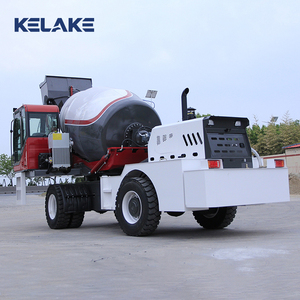 Camion malaxeur à béton auto-alimenté KELAKE blanc, conception 2x3, rayon de braquage court - Product Image 5