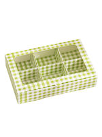 Boîte à gâteau bento transparente personnalisée Yilida Modèle 002 en gros, conteneur à cupcakes 6 cavités avec doublure en éponge gaufrée, impression CMJN, format réduit