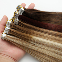 Extensions de cheveux à la kératine de qualité supérieure, fabriquées directement en usine, 100% cheveux humains Remy, double trame, naturel, cheveux russes, balayage