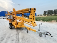 Plateforme de travail aérienne articulée remorquable MDT G-104 12m 14m 16m 18m, nacelle élévatrice à bras pliant hydraulique Diesel/Électrique