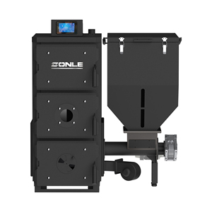 Poêle à charbon d'intérieur moderne GTM2501A 25KW haute puissance avec grande capacité de trémie de 210L, chaudière et foyer - Product Image 5